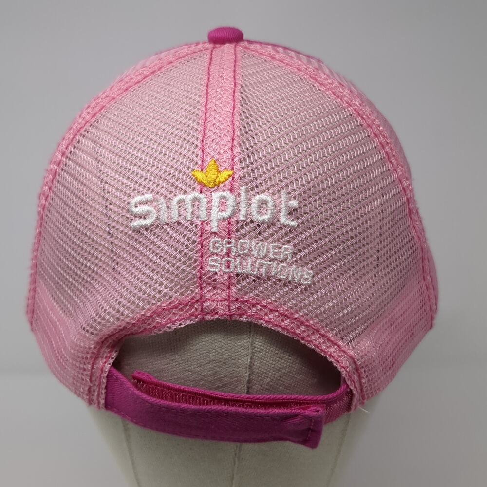 Innvictis Simplot Strapback Trucker Hat Pink One … - image 6